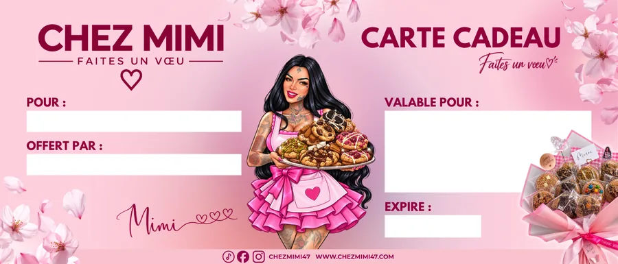 La carte cadeau Chez Mimi