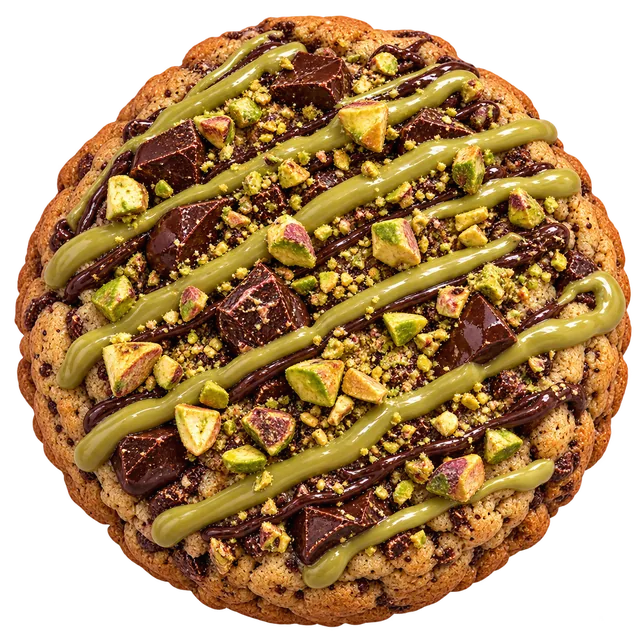 Le Précieux, cookie pistache et chocolat noir